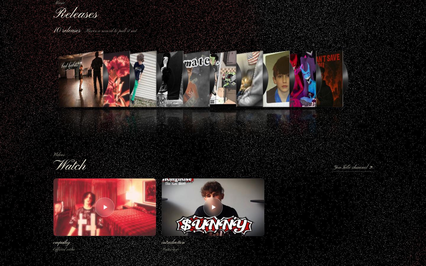 More of the $unny website on desktop